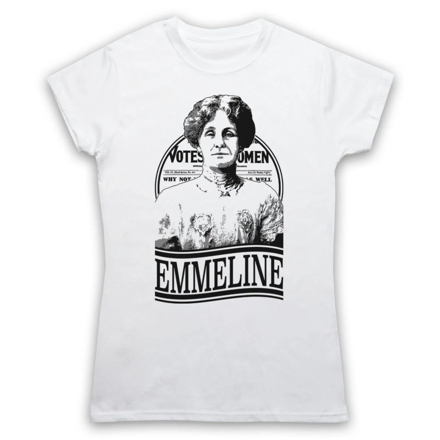 EMMELINE PANKHURST SUFFRAGETTE ACTIVIST ICON UNOFFICIAL MENS & WOMENS T-SHIRT Unisex T-shirt, Sweatshirt, Hoodie, Long Sleeve Tee - T-Shirt, Sweatshirt, Hoodie
