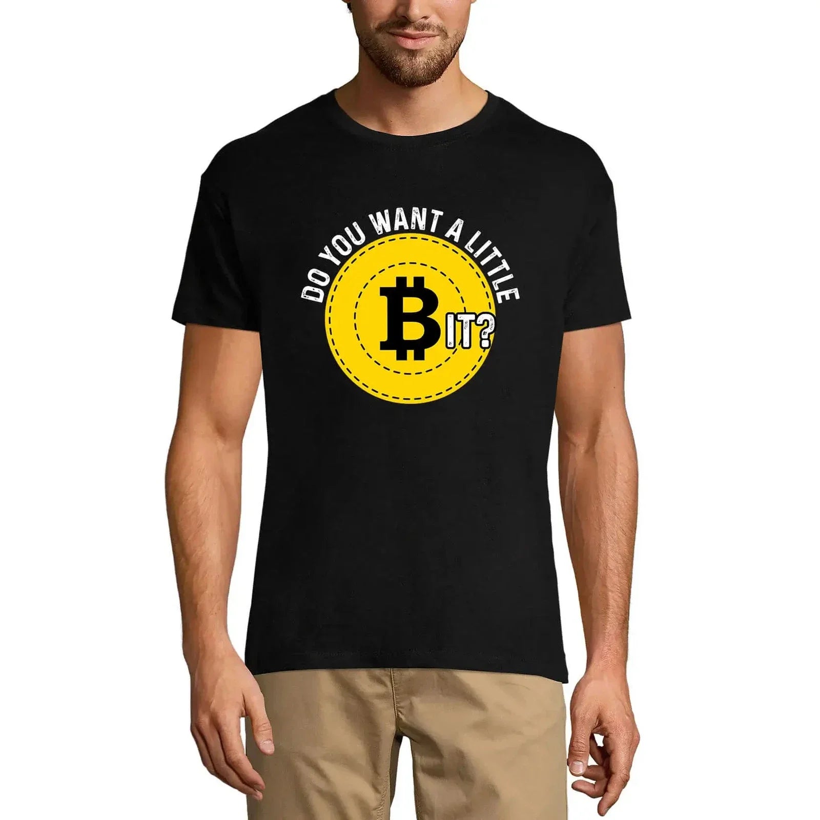 Mens T-Shirt Want Some Of - Bitcoin Funny Traders Quote - Crypto Mining - Do Unisex T-shirt, Sweatshirt, Hoodie, Long Sleeve Tee - T-Shirt, Sweatshirt, Hoodie