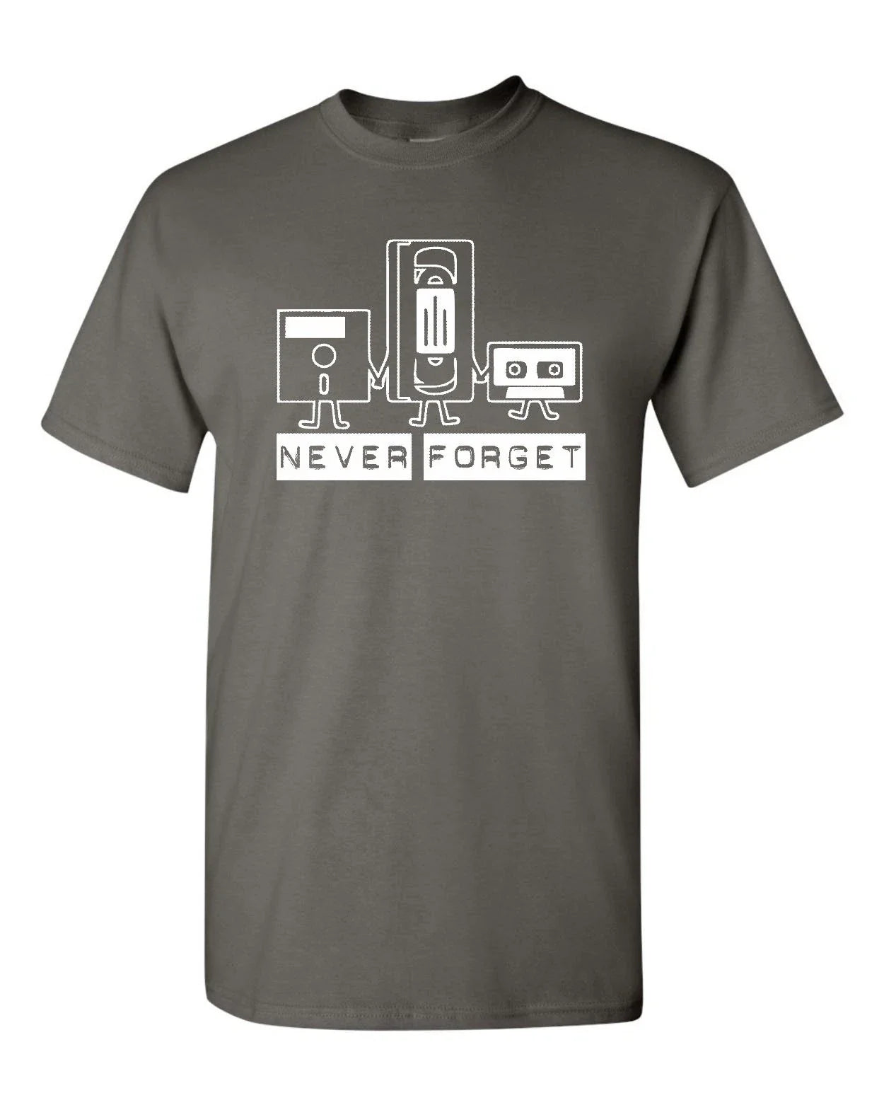 Never Forget Sarcastic Cassette Graphic Adult Humor Funny Tee Shirt 1858 Unisex T-shirt, Sweatshirt, Hoodie, Long Sleeve Tee - T-Shirt, Sweatshirt, Hoodie