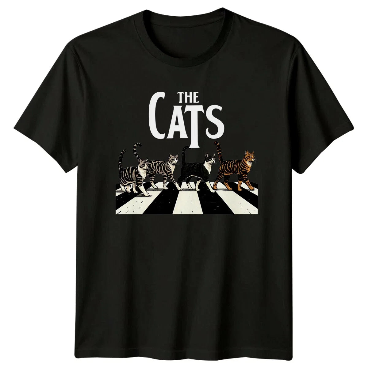 The Cats Parody T-Shirt, Cat Lover Walking Cats Funny Graphic Tee Unisex T-shirt, Sweatshirt, Hoodie, Long Sleeve Tee - T-Shirt, Sweatshirt, Hoodie
