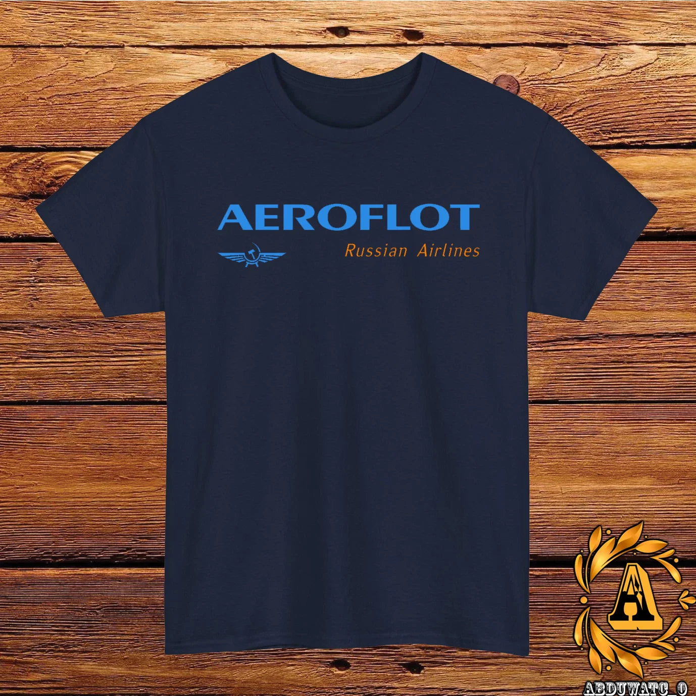 Aeroflot Airlines Logo Mens T-Shirt Cotton Graphic Tee Made in USA S-5XL Unisex T-shirt, Sweatshirt, Hoodie, Long Sleeve Tee - T-Shirt, Sweatshirt, Hoodie