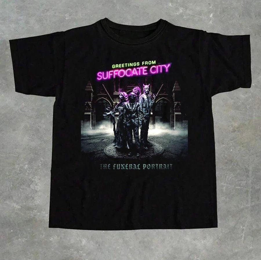 The Funeral Portrait Band Shirt, Suppocate City T-shirt Funeral Port S-5XL Q4758 Unisex T-shirt, Sweatshirt, Hoodie, Long Sleeve Tee - T-Shirt, Sweatshirt, Hoodie