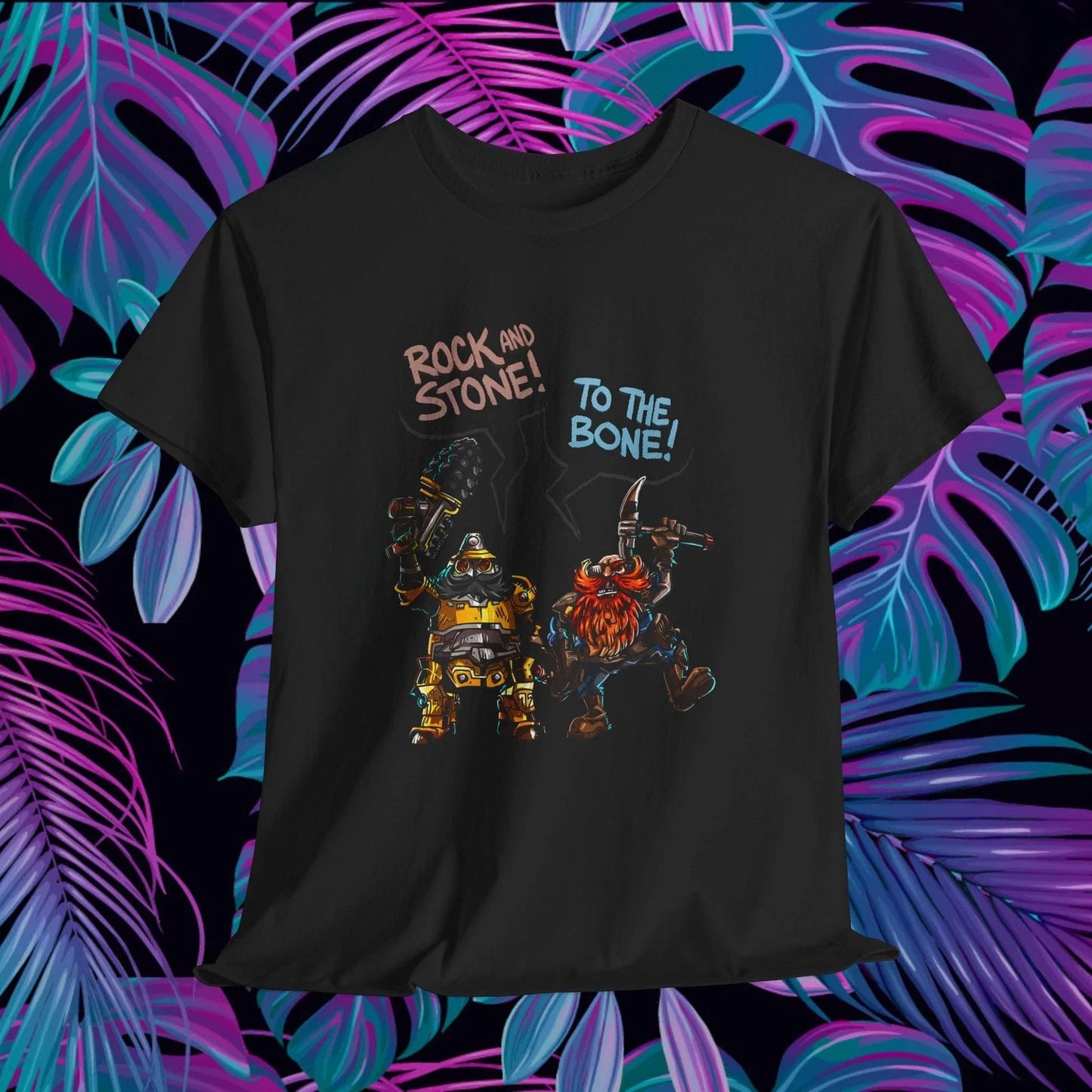 Deep Rock Galactic Rock and Stone Shirt Funny Gaming Dwarf Meme Tee Unisex T-shirt, Sweatshirt, Hoodie, Long Sleeve Tee - T-Shirt, Sweatshirt, Hoodie