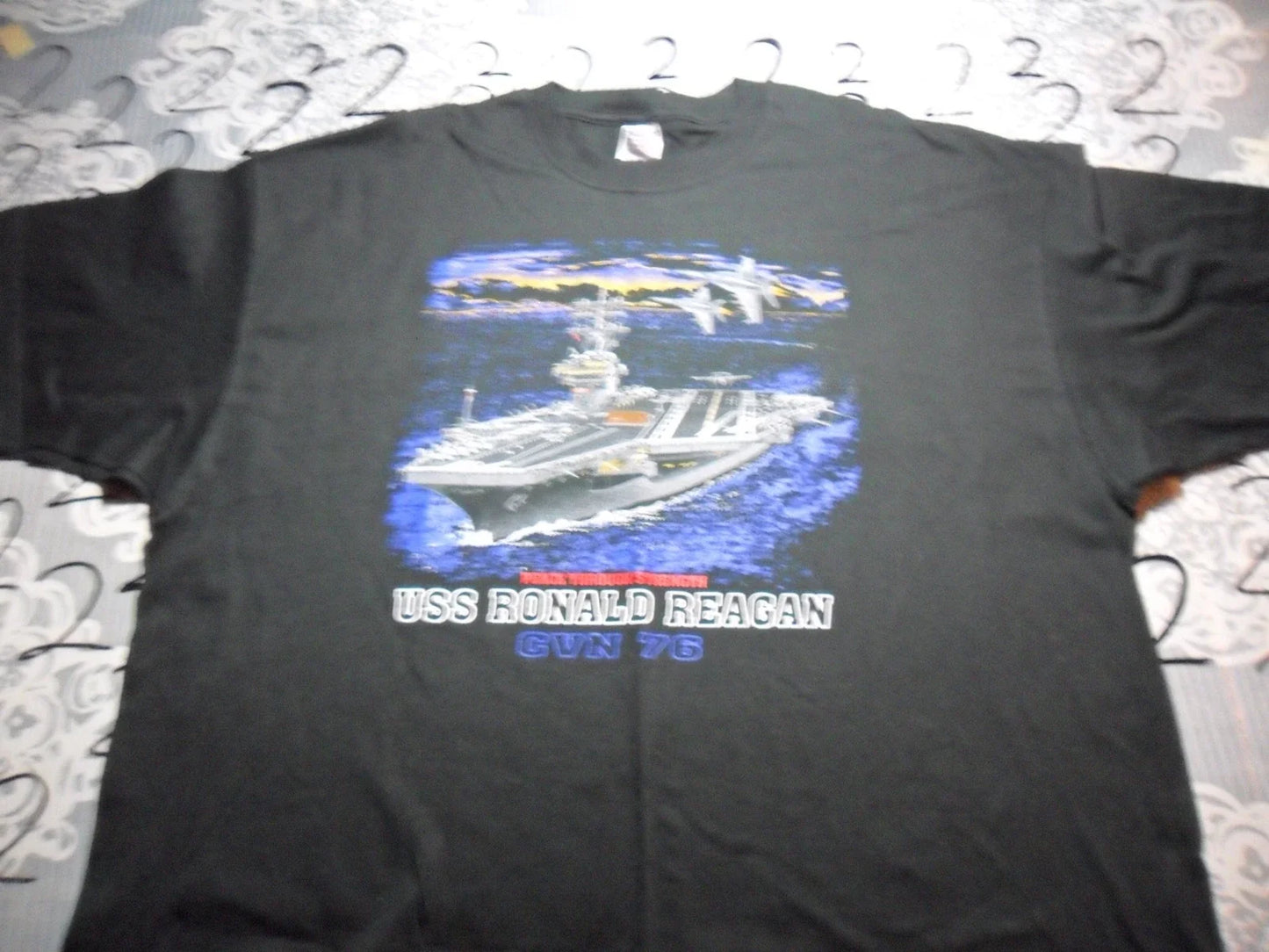 3XL- NWOT USS Ronald Regan Jerzess Brand T- Shirt Unisex T-shirt, Sweatshirt, Hoodie, Long Sleeve Tee - T-Shirt, Sweatshirt, Hoodie