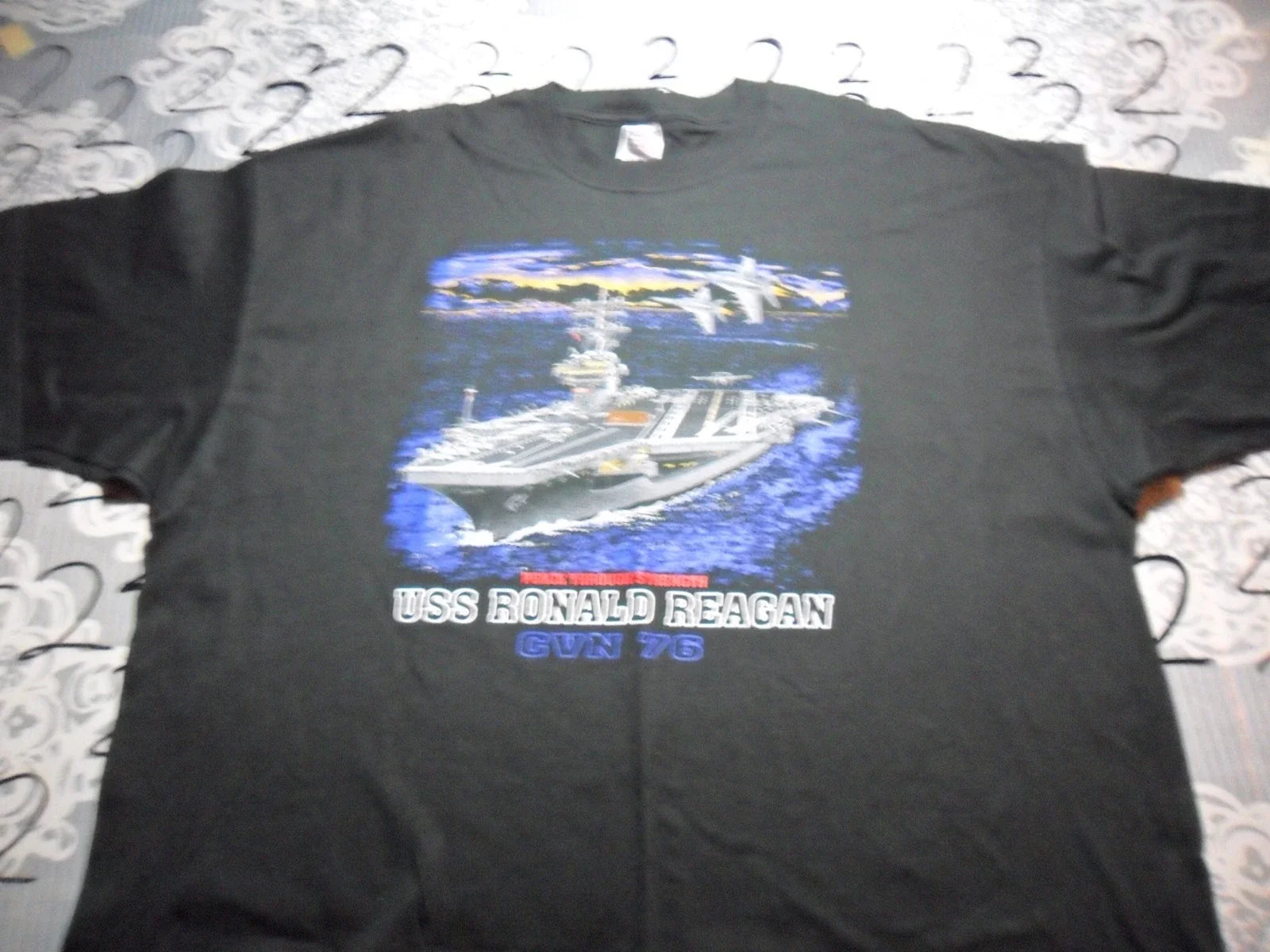3XL- NWOT USS Ronald Regan Jerzess Brand T- Shirt Unisex T-shirt, Sweatshirt, Hoodie, Long Sleeve Tee - T-Shirt, Sweatshirt, Hoodie