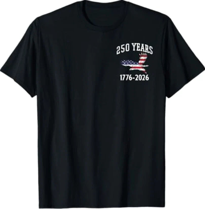 250th Anniversary USA Shirt American 250 Year Flag Tees T Shirts for Men Women Unisex T-shirt, Sweatshirt, Hoodie, Long Sleeve Tee - T-Shirt, Sweatshirt, Hoodie