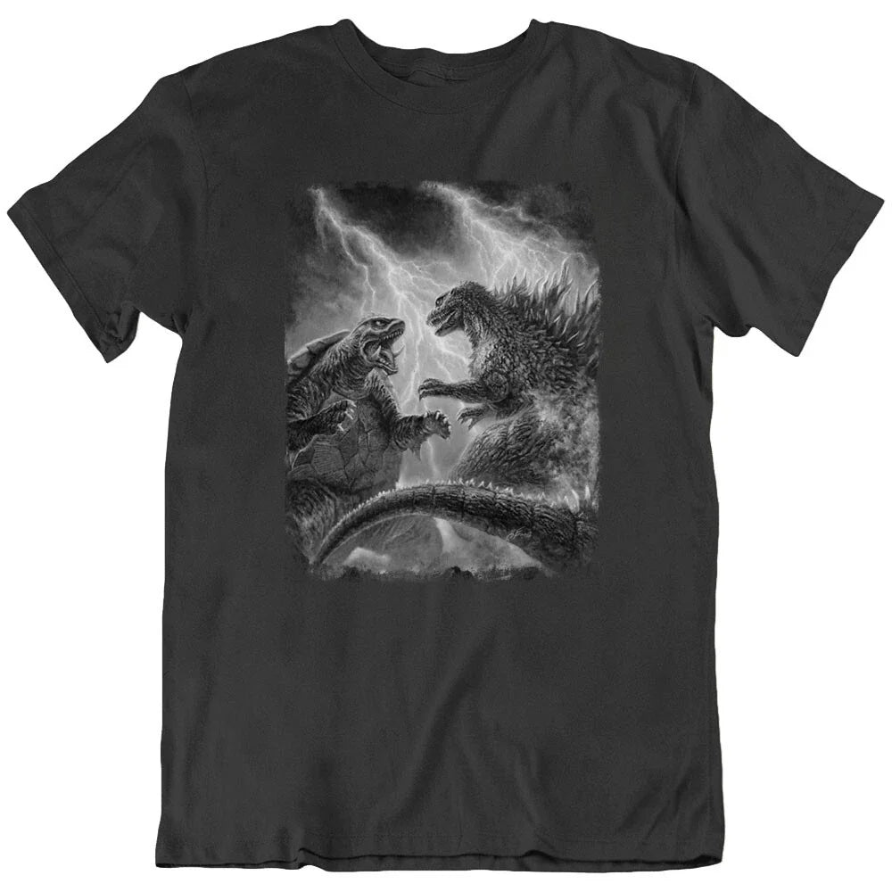 Gamera, fight Godzilla Giant Monster Scary Animal Cartoon T Shirt Tee Gift New Unisex T-shirt, Sweatshirt, Hoodie, Long Sleeve Tee - T-Shirt, Sweatshirt, Hoodie
