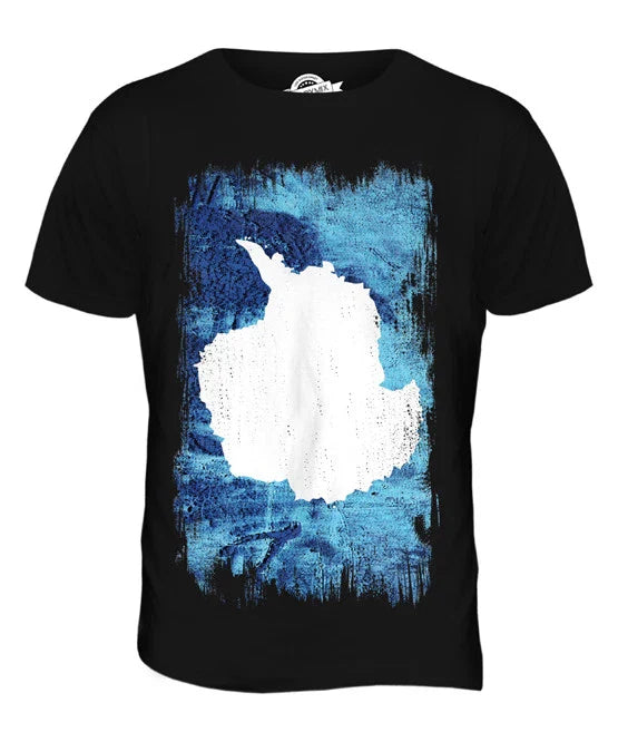ANTARCTICA GRUNGE FLAG MENS T SHIRT TEE SHIRT XS S M L XL 2XL 3XL 4XL 5XL Unisex T-shirt, Sweatshirt, Hoodie, Long Sleeve Tee - T-Shirt, Sweatshirt, Hoodie