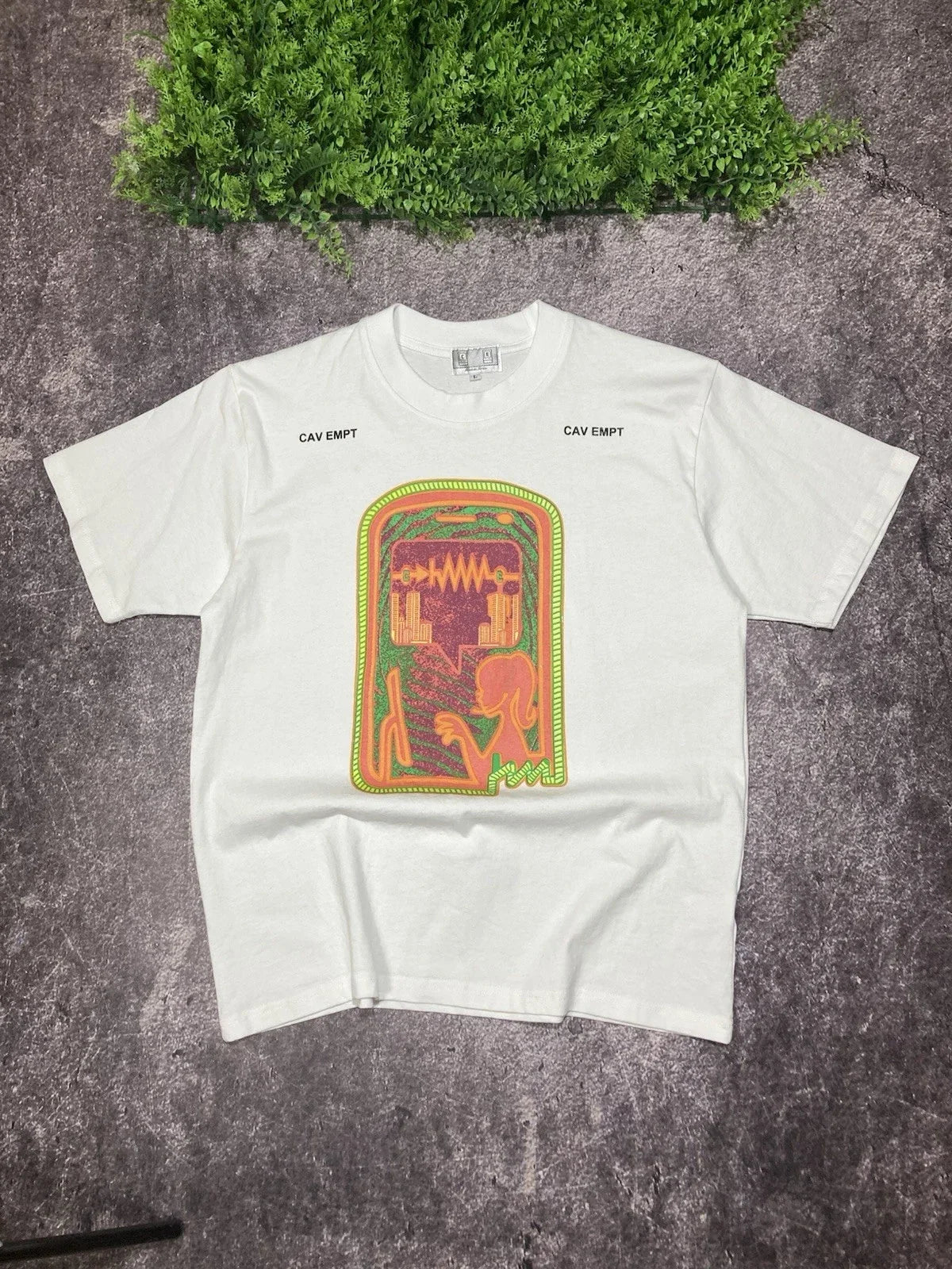 Cav Empt Office Graphic Tee T Shirt Size L Japanese Unisex T-shirt, Sweatshirt, Hoodie, Long Sleeve Tee - T-Shirt, Sweatshirt, Hoodie