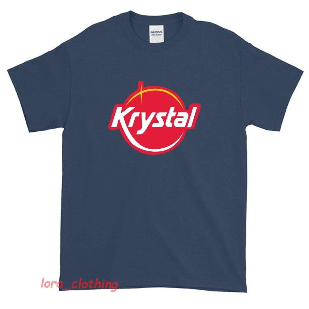 New Krystal Burger Restaurant Logo American Funny T Shirt USA size S-XXL Unisex T-shirt, Sweatshirt, Hoodie, Long Sleeve Tee - T-Shirt, Sweatshirt, Hoodie