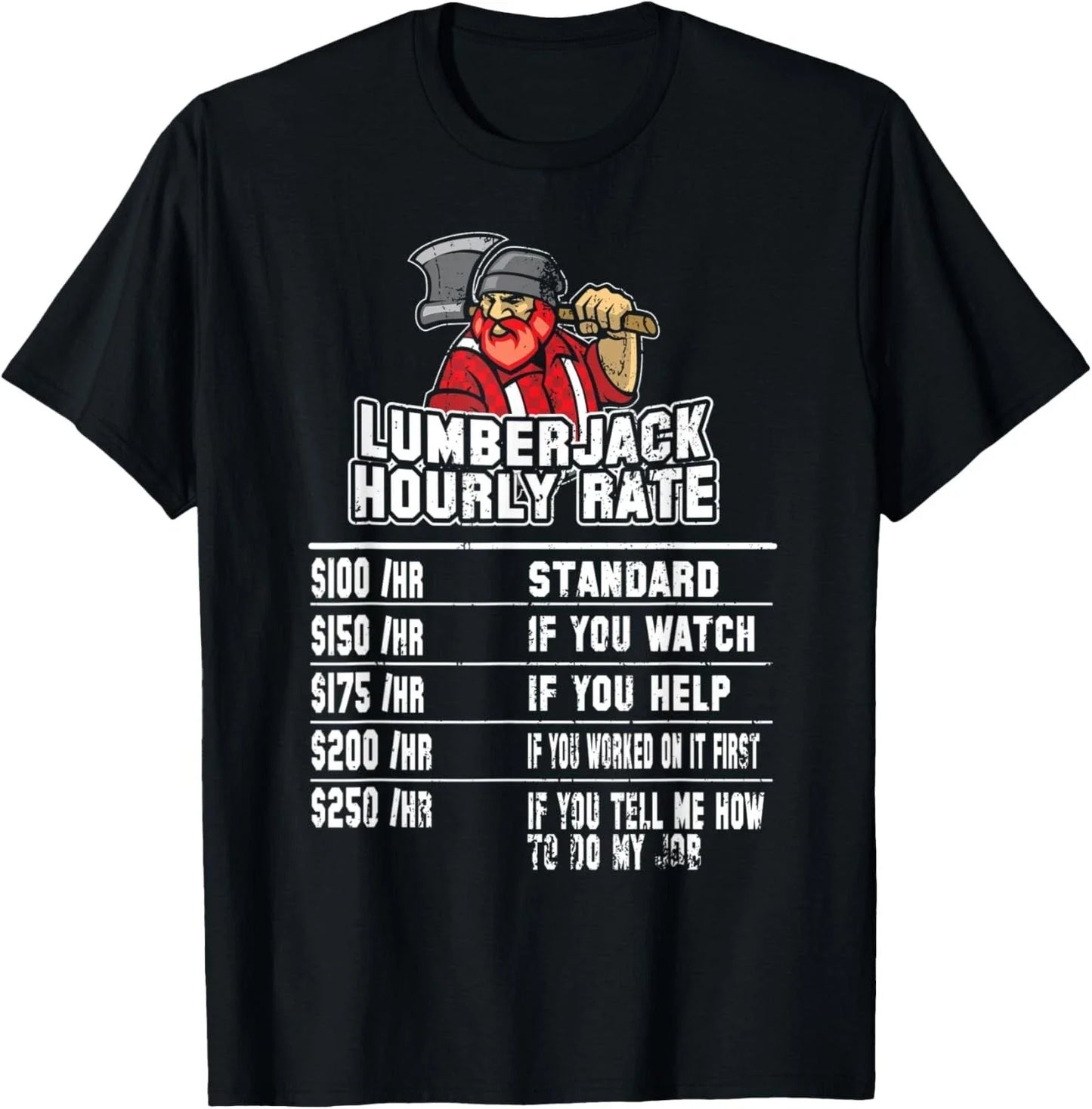 Funny Lumberjack Tshirt For Men Woodworker Shirt Chainsaw Gift Unisex T-Shirt Unisex T-shirt, Sweatshirt, Hoodie, Long Sleeve Tee - T-Shirt, Sweatshirt, Hoodie