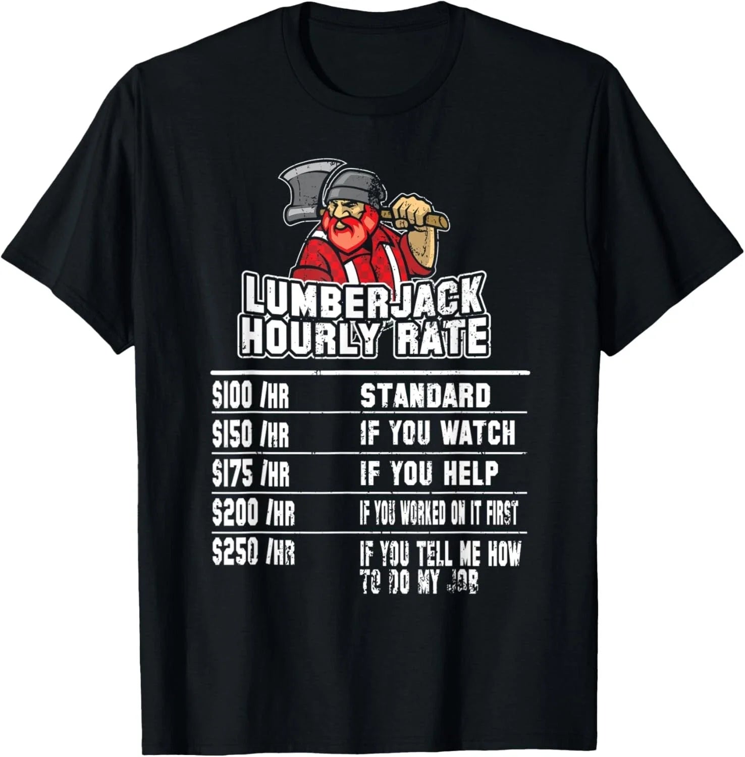 Funny Lumberjack Tshirt For Men Woodworker Shirt Chainsaw Gift Unisex T-Shirt Unisex T-shirt, Sweatshirt, Hoodie, Long Sleeve Tee - T-Shirt, Sweatshirt, Hoodie