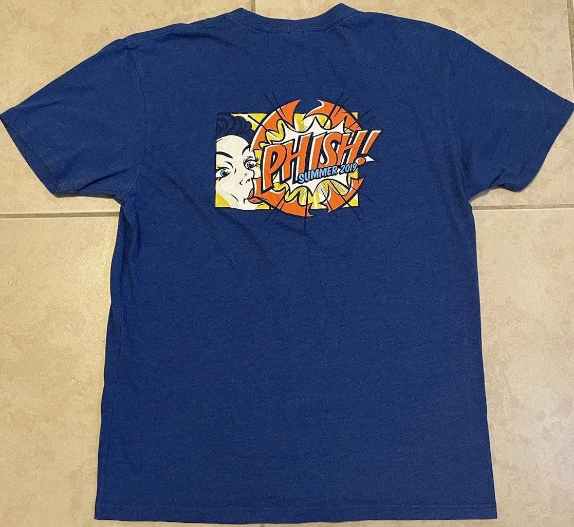 Phish 2019 Tour Shirt M Concert Tour Ween Grateful Dead Widespread Panic Vtg Y2K Unisex T-shirt, Sweatshirt, Hoodie, Long Sleeve Tee - T-Shirt, Sweatshirt, Hoodie