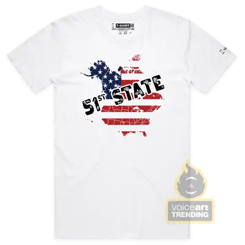 VOICEART Canada 51st State Funny Meme T-Shirt with Premium Graphics Unisex T-shirt, Sweatshirt, Hoodie, Long Sleeve Tee - T-Shirt, Sweatshirt, Hoodie