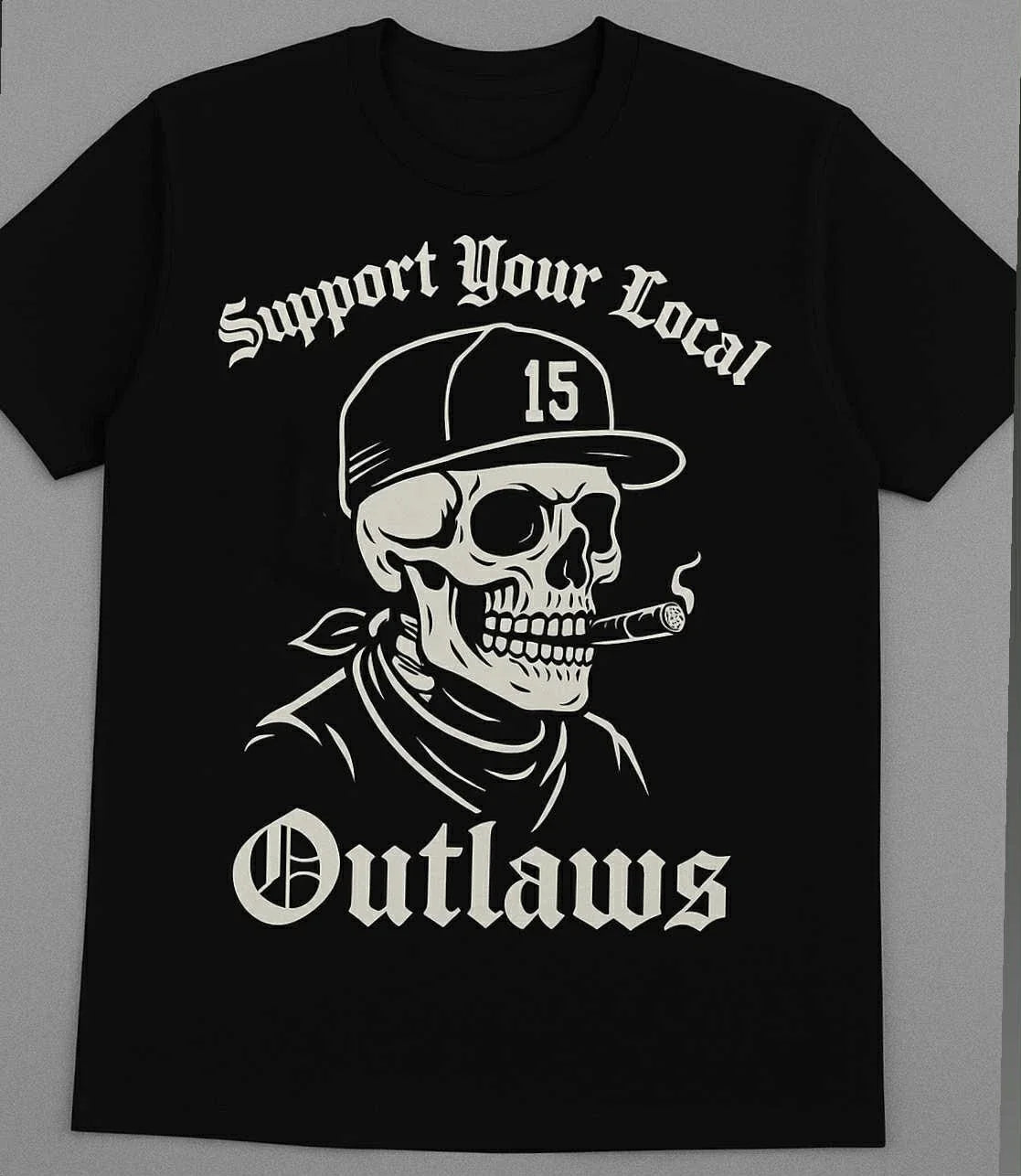 Outllaw Support your local outlaws Biker Motorcycle MC T shirt 15 hat Unisex T-shirt, Sweatshirt, Hoodie, Long Sleeve Tee - T-Shirt, Sweatshirt, Hoodie
