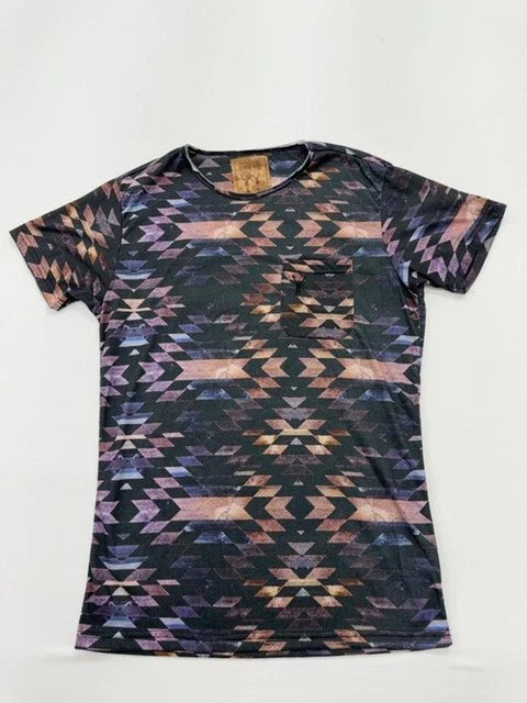 Rocky Mountain Men's Tribal Geometric T-Shirt Size M Multicolor Unisex T-shirt, Sweatshirt, Hoodie, Long Sleeve Tee - T-Shirt, Sweatshirt, Hoodie