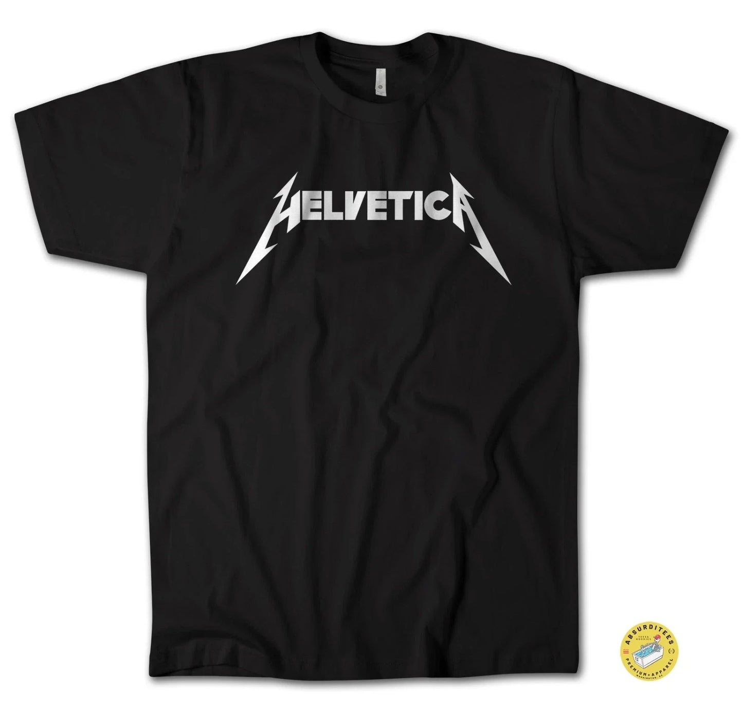 HELVETICA T-Shirt  Font Lovers Graphic Design Metallica Heavy Metal Parody Tee Unisex T-shirt, Sweatshirt, Hoodie, Long Sleeve Tee - T-Shirt, Sweatshirt, Hoodie