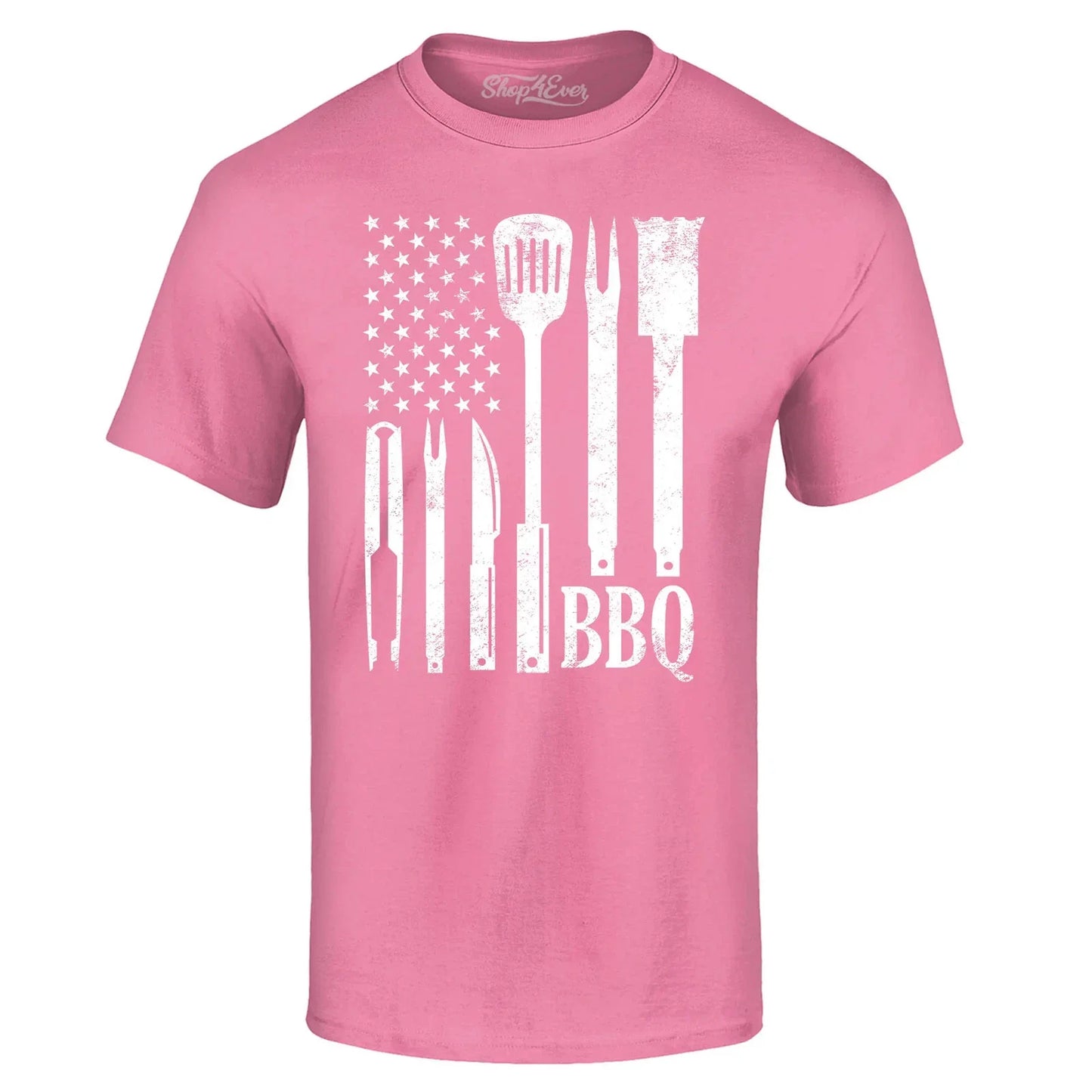BBQ American Flag T-shirt Pitmaster Barbecue Lover For Dad Shirts Unisex T-shirt, Sweatshirt, Hoodie, Long Sleeve Tee - T-Shirt, Sweatshirt, Hoodie