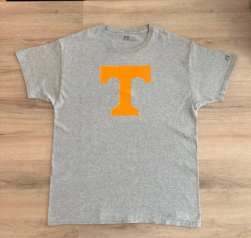 Russell Athletic Vintage Tennessee Volunteers "Power T" T-Shirt NCAA USA 90's Unisex T-shirt, Sweatshirt, Hoodie, Long Sleeve Tee - T-Shirt, Sweatshirt, Hoodie