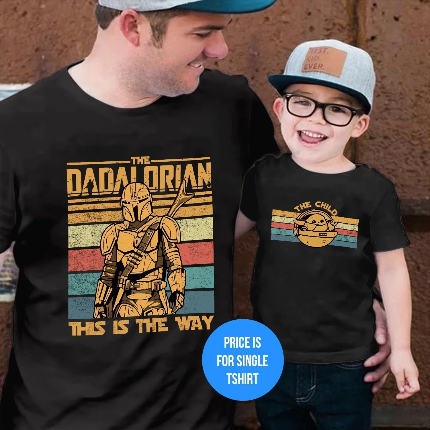 The Dadalorian This is The Way Father's Day T-Shirt The Child Son Dad Birthday Unisex T-shirt, Sweatshirt, Hoodie, Long Sleeve Tee - T-Shirt, Sweatshirt, Hoodie