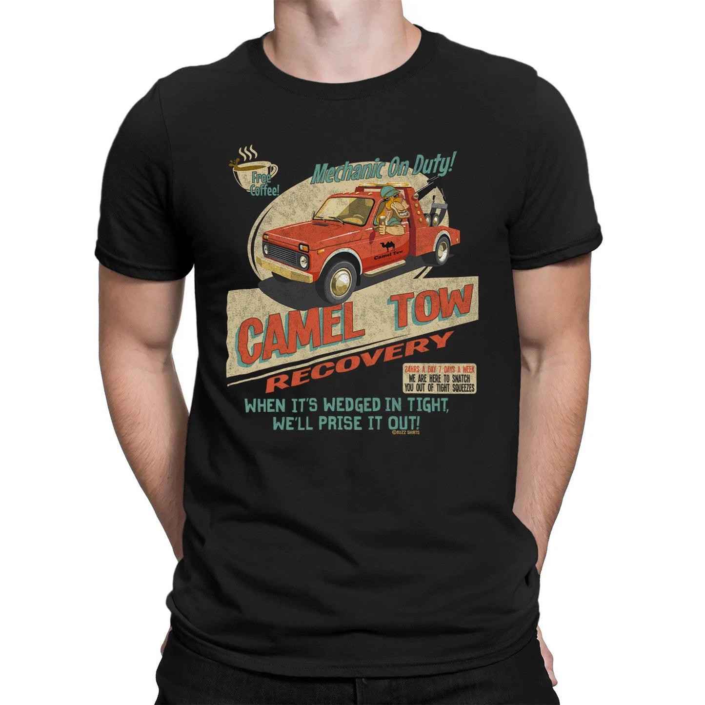 Camel Tow Recovery - Mens Funny  T-Shirt Birthday Christmas Car Joke Rude Unisex T-shirt, Sweatshirt, Hoodie, Long Sleeve Tee - T-Shirt, Sweatshirt, Hoodie