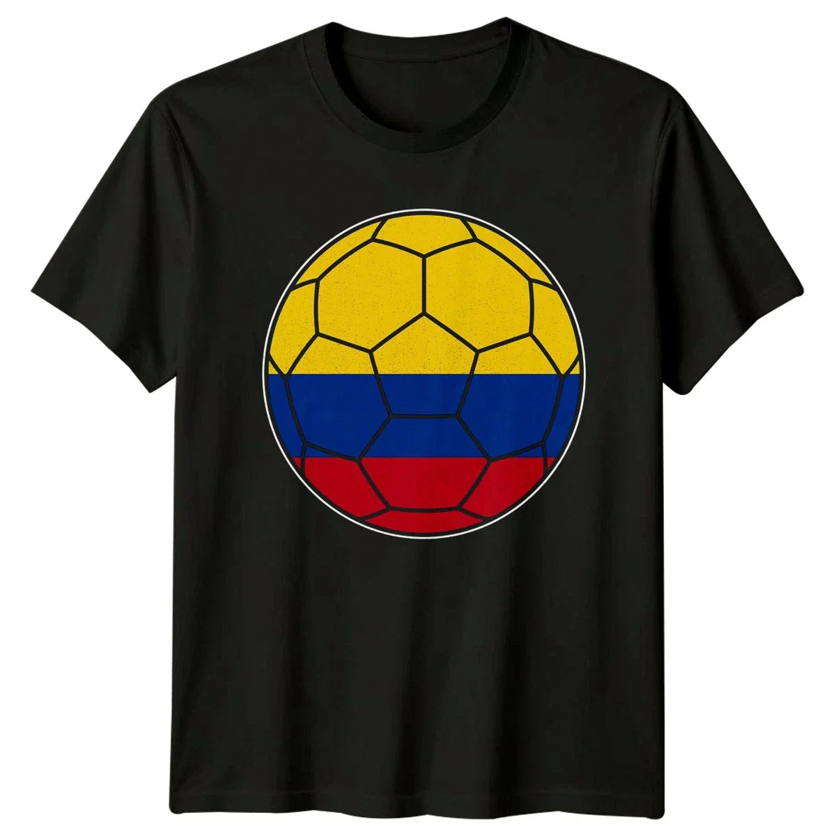 Colombia Flag Soccer Ball T-Shirt Colombia Soccer Birthday Gift For Him And Her Unisex T-shirt, Sweatshirt, Hoodie, Long Sleeve Tee - T-Shirt, Sweatshirt, Hoodie