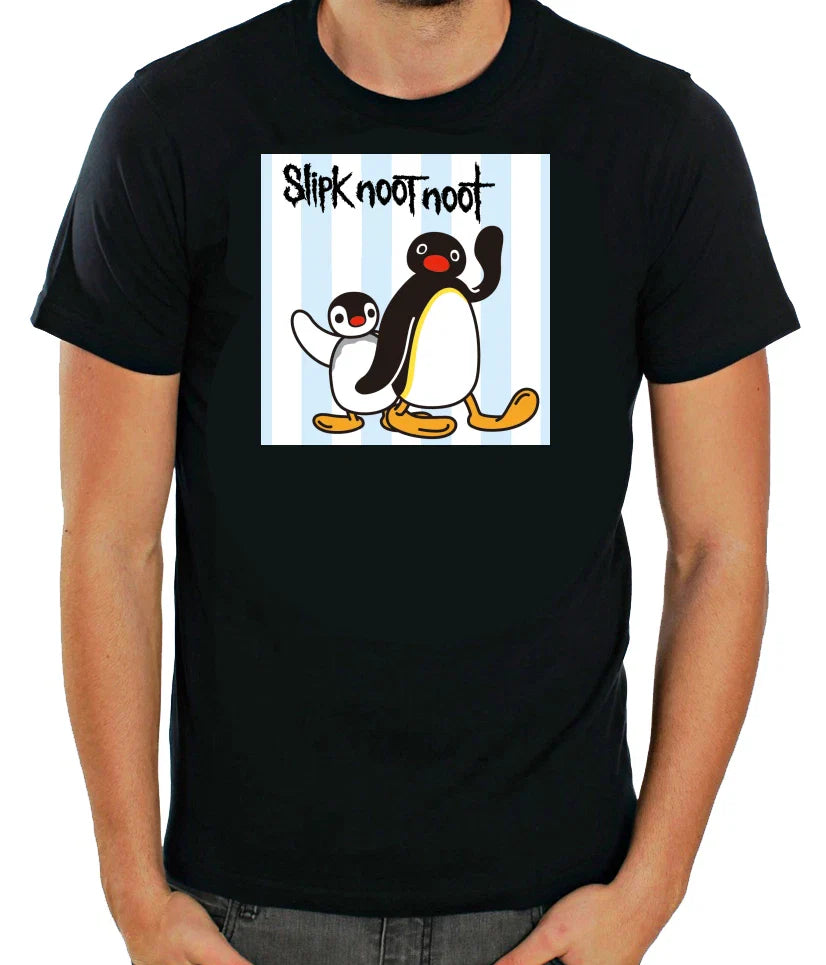 Slipk Noot Noot, Pingu Noot noot Short Sleeve  T- Shirt Men K715 Unisex T-shirt, Sweatshirt, Hoodie, Long Sleeve Tee - T-Shirt, Sweatshirt, Hoodie
