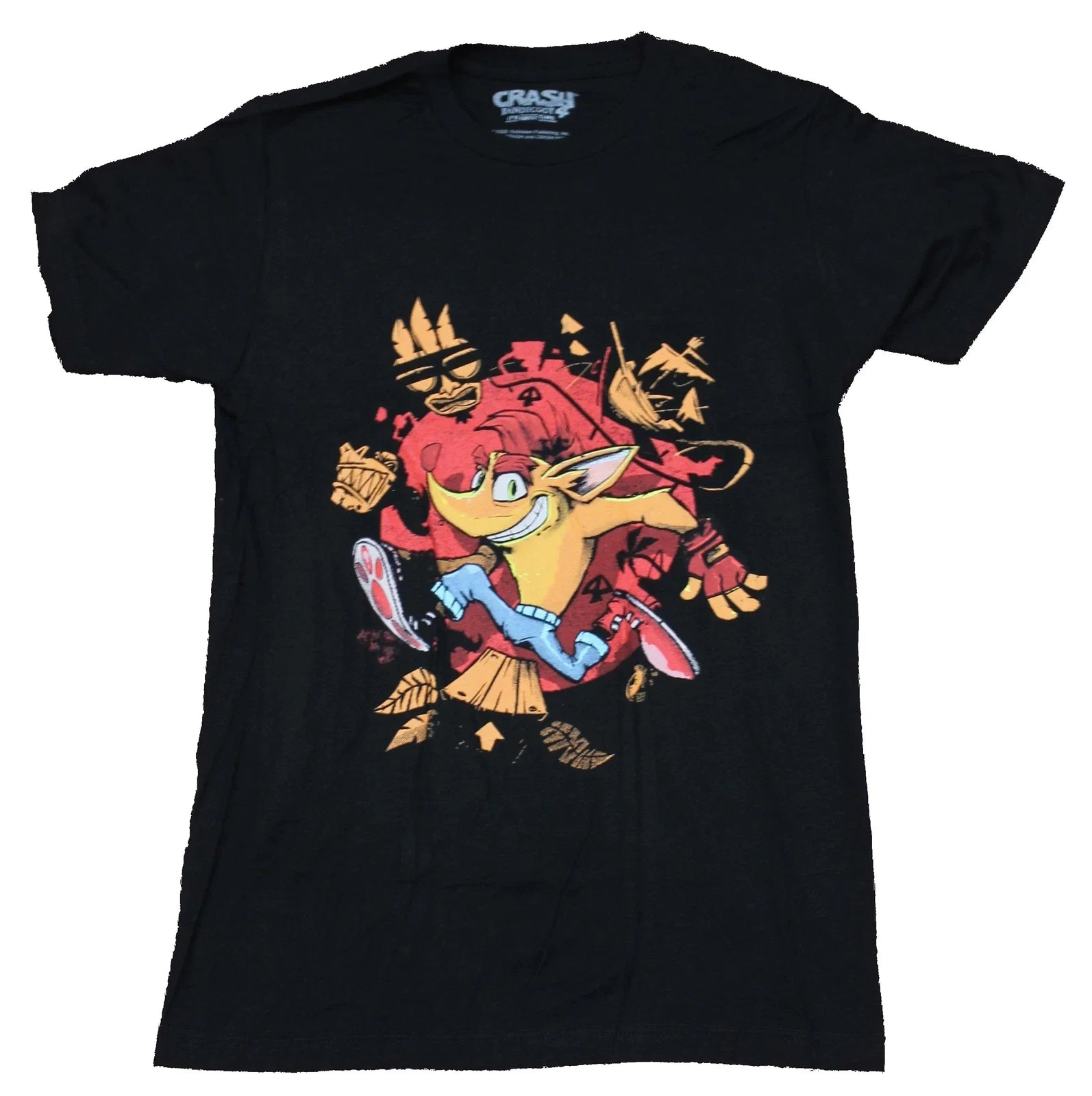 Crash Bandicoot 4  Adult New T-Shirt - IT's About Time Sketchy Pic Unisex T-shirt, Sweatshirt, Hoodie, Long Sleeve Tee - T-Shirt, Sweatshirt, Hoodie