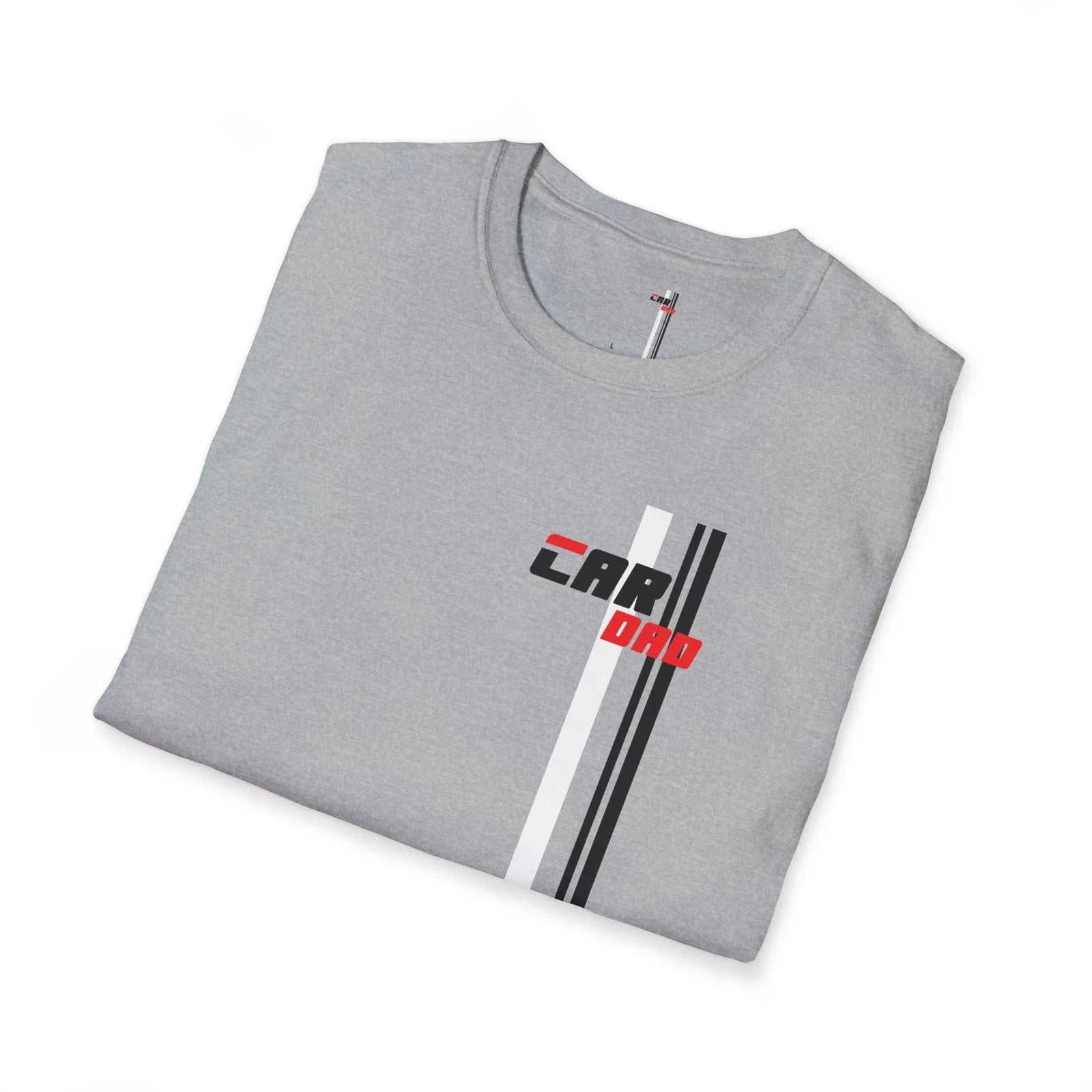 Car Dad Automotive Motor Sport Fan Enthusiast Minimalist Racer Stripes Men Shirt Unisex T-shirt, Sweatshirt, Hoodie, Long Sleeve Tee - T-Shirt, Sweatshirt, Hoodie