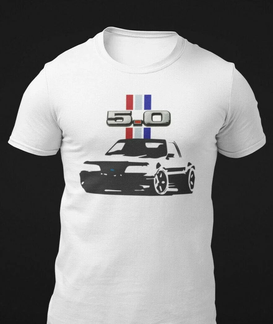 Retro Foxbody Mustang 5.0 Short-Sleeve Unisex T-Shirt Unisex T-shirt, Sweatshirt, Hoodie, Long Sleeve Tee - T-Shirt, Sweatshirt, Hoodie