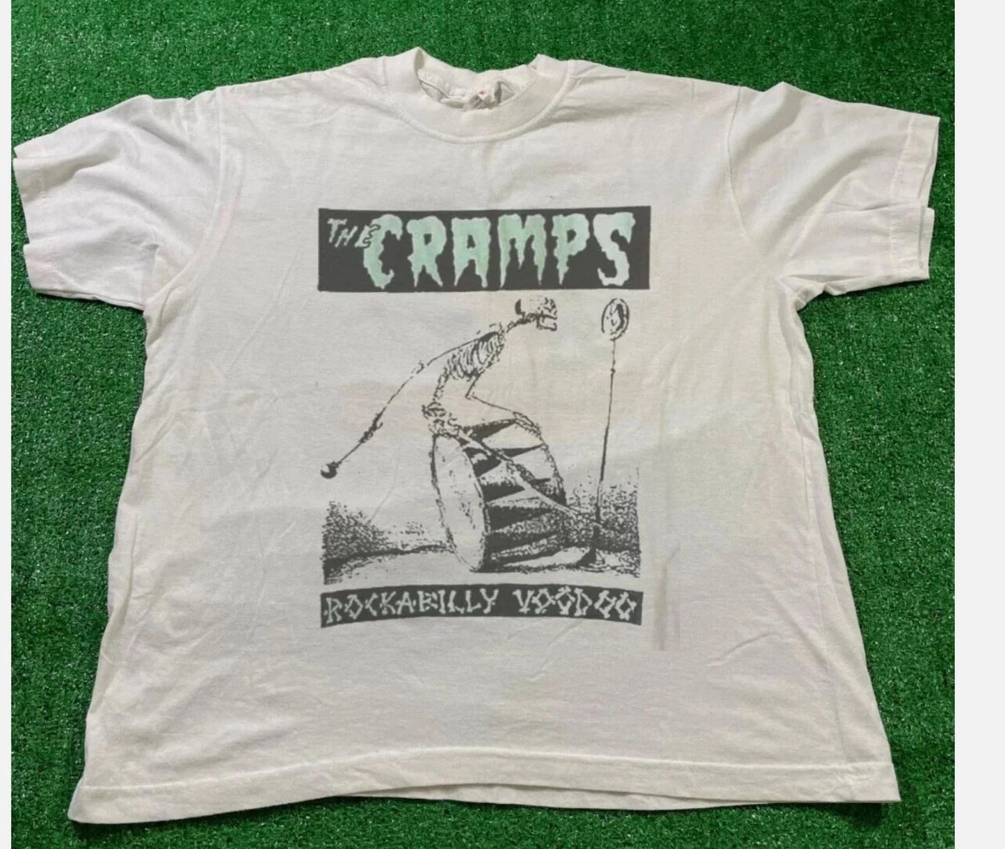 The Cramps Band White T-Shirt Cotton Unisex Gift For Men Women Reprint' Unisex T-shirt, Sweatshirt, Hoodie, Long Sleeve Tee - T-Shirt, Sweatshirt, Hoodie