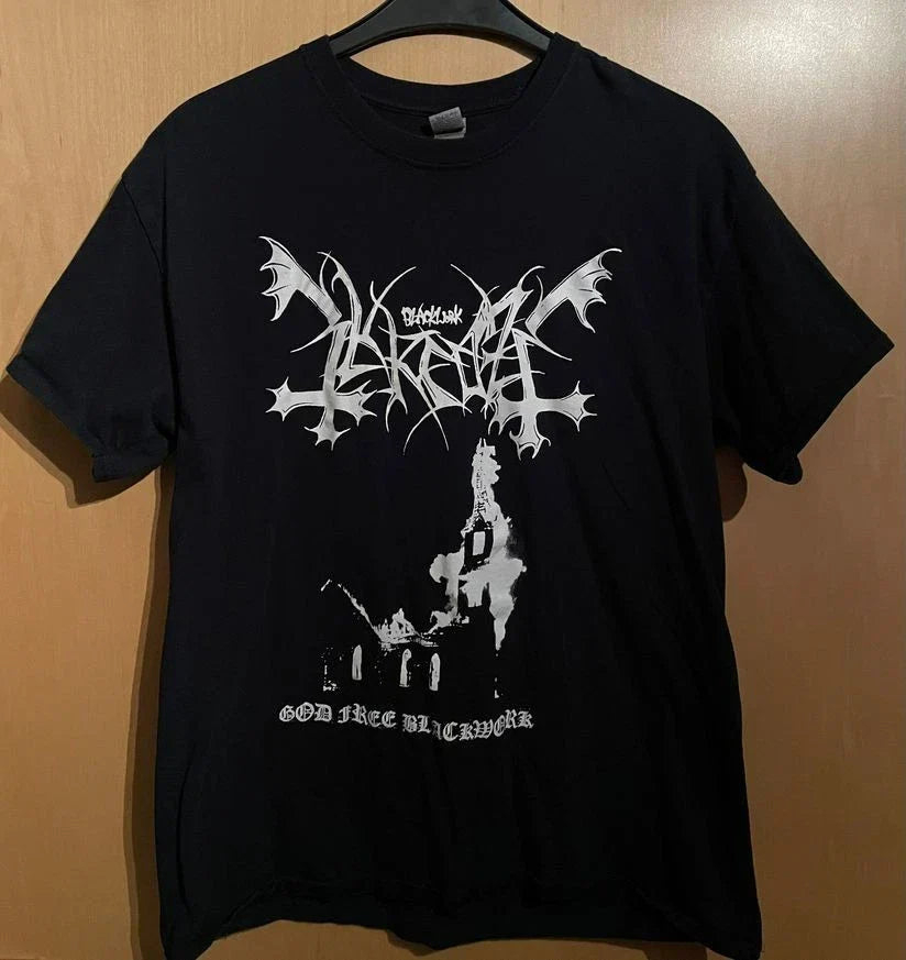 3 Crosses T-Shirt Size L (Tattoo, Inc., Blackwork, Black Metal, Gothic, Three, Mayhem) Unisex T-shirt, Sweatshirt, Hoodie, Long Sleeve Tee - T-Shirt, Sweatshirt, Hoodie
