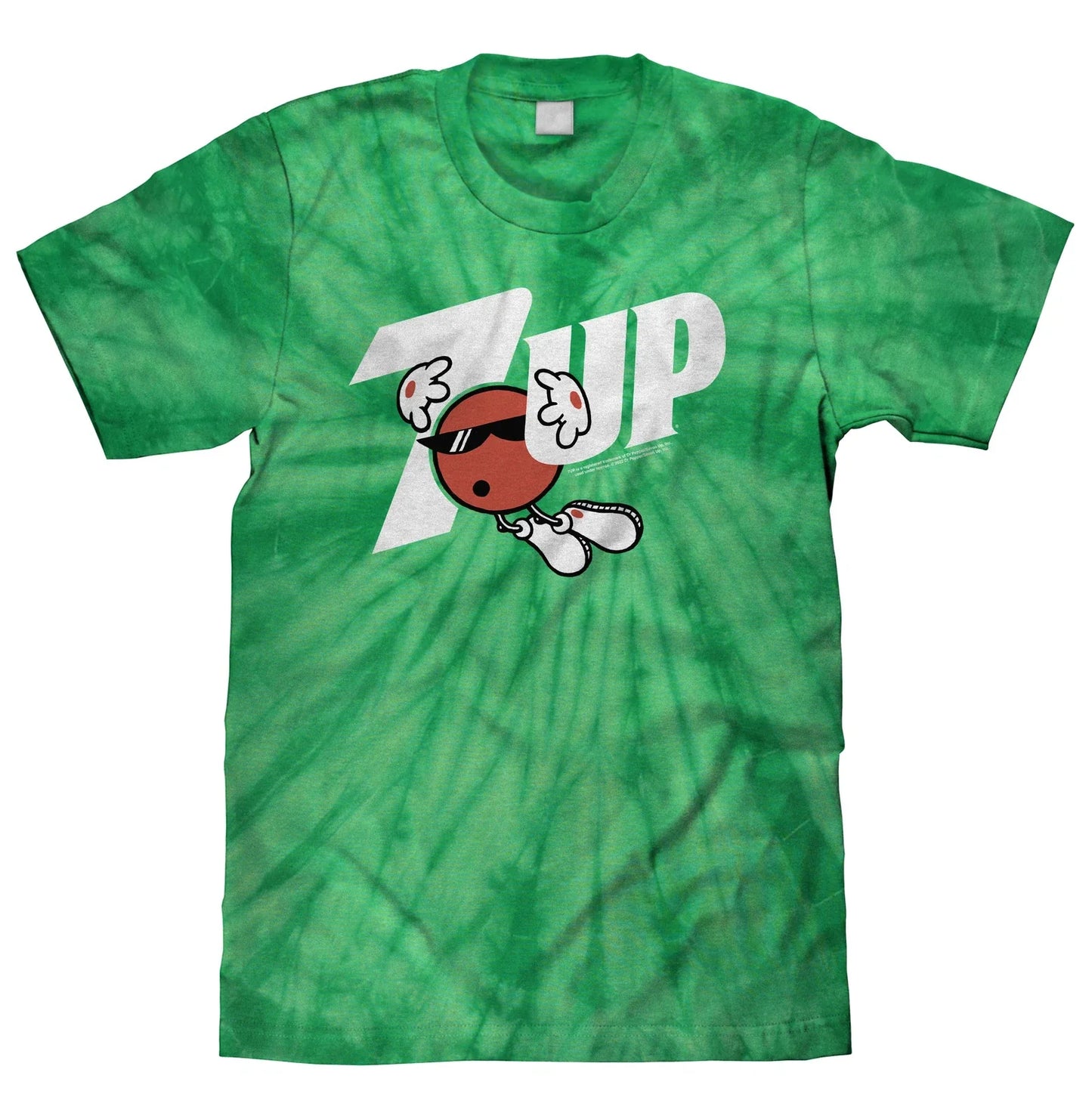 7UP Soda Mens T Shirt Kelly Green Tie Dye Unisex T-shirt, Sweatshirt, Hoodie, Long Sleeve Tee - T-Shirt, Sweatshirt, Hoodie