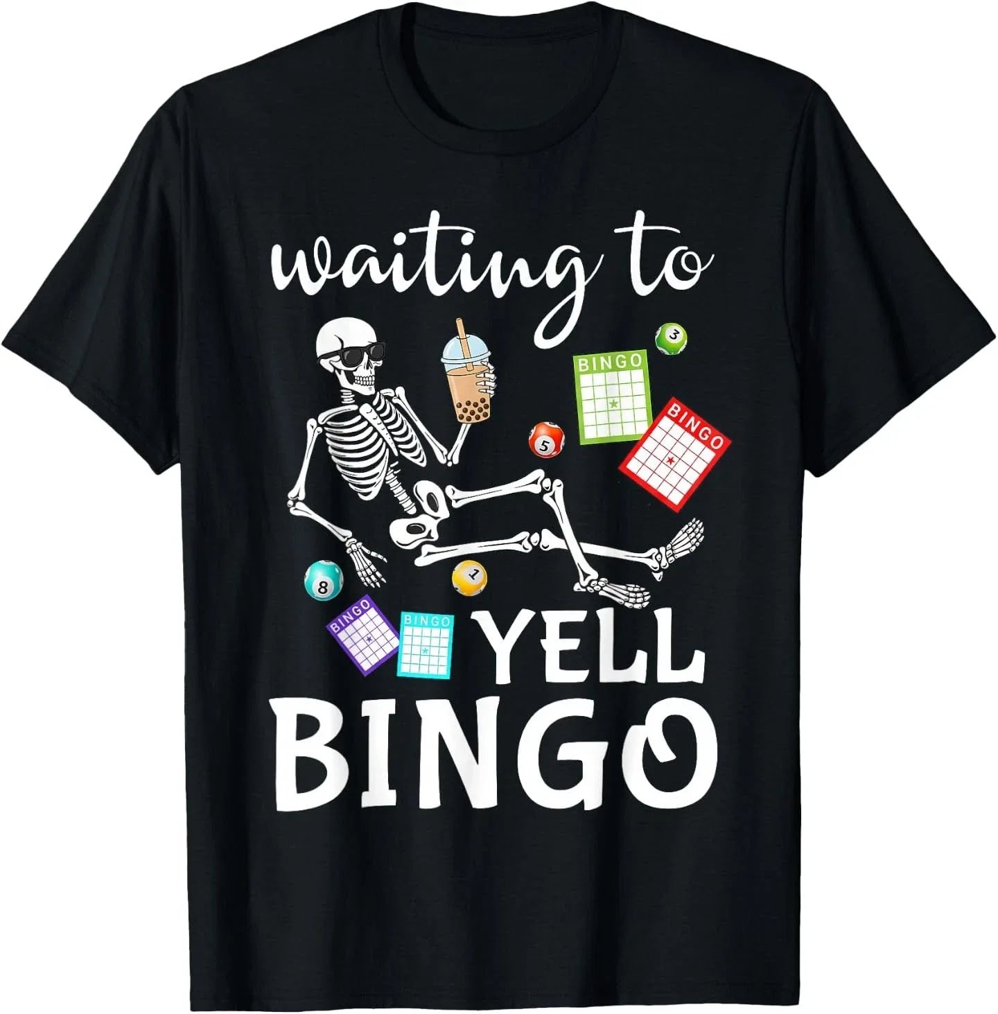 Waiting to Yell Bingo Lover Bingo Player Bingo Enthusiasts T-Shirt Unisex T-shirt, Sweatshirt, Hoodie, Long Sleeve Tee - T-Shirt, Sweatshirt, Hoodie