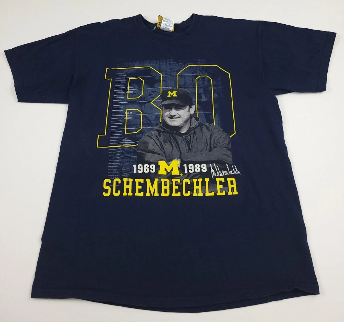 Vintage Y2k University Michigan Wolverines Bo Schembechler Big House Shirt Rare Unisex T-shirt, Sweatshirt, Hoodie, Long Sleeve Tee - T-Shirt, Sweatshirt, Hoodie