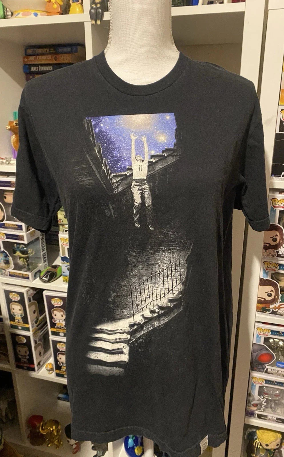 The Imaginary Foundation T-Shirt Black Mens Medium Art Collective Pop Culture Unisex T-shirt, Sweatshirt, Hoodie, Long Sleeve Tee - T-Shirt, Sweatshirt, Hoodie