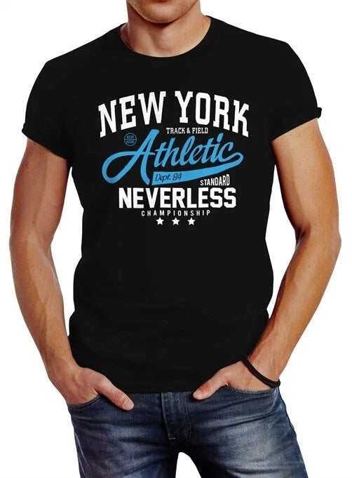 Men's New York Athletic Slim Fit Neverless T-Shirt Unisex T-shirt, Sweatshirt, Hoodie, Long Sleeve Tee - T-Shirt, Sweatshirt, Hoodie