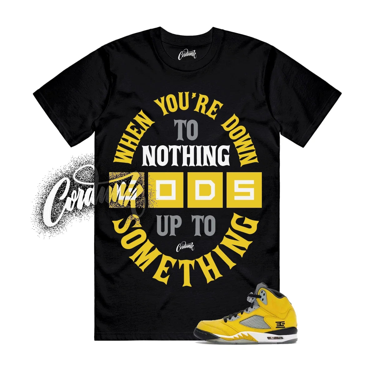 5 Tokyo Yellow Black White T Shirt Match DTN Unisex T-shirt, Sweatshirt, Hoodie, Long Sleeve Tee - T-Shirt, Sweatshirt, Hoodie