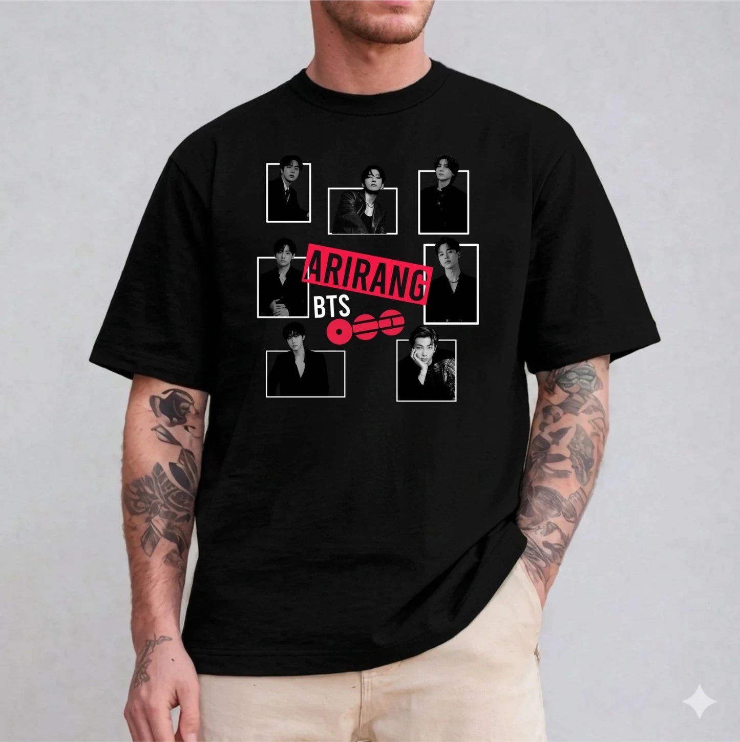Arirang BTS World Tour 2026 T-Shirt, Bangtan Boys Concert Shirt, Vintage K-Pop Unisex T-shirt, Sweatshirt, Hoodie, Long Sleeve Tee - T-Shirt, Sweatshirt, Hoodie