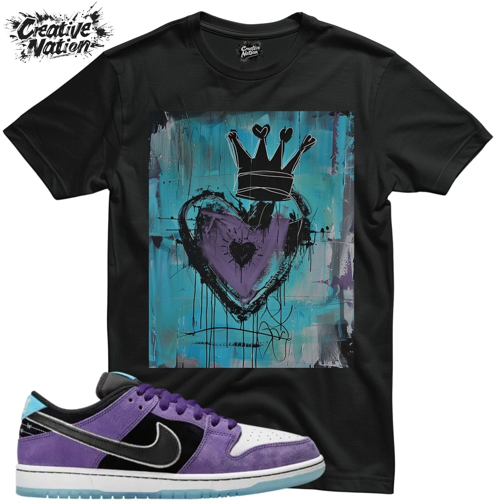 Shirt To Match SB Dunk Low Hayley Unisex Tee Sneaker Shirt Heart Shirt Unisex T-shirt, Sweatshirt, Hoodie, Long Sleeve Tee - T-Shirt, Sweatshirt, Hoodie