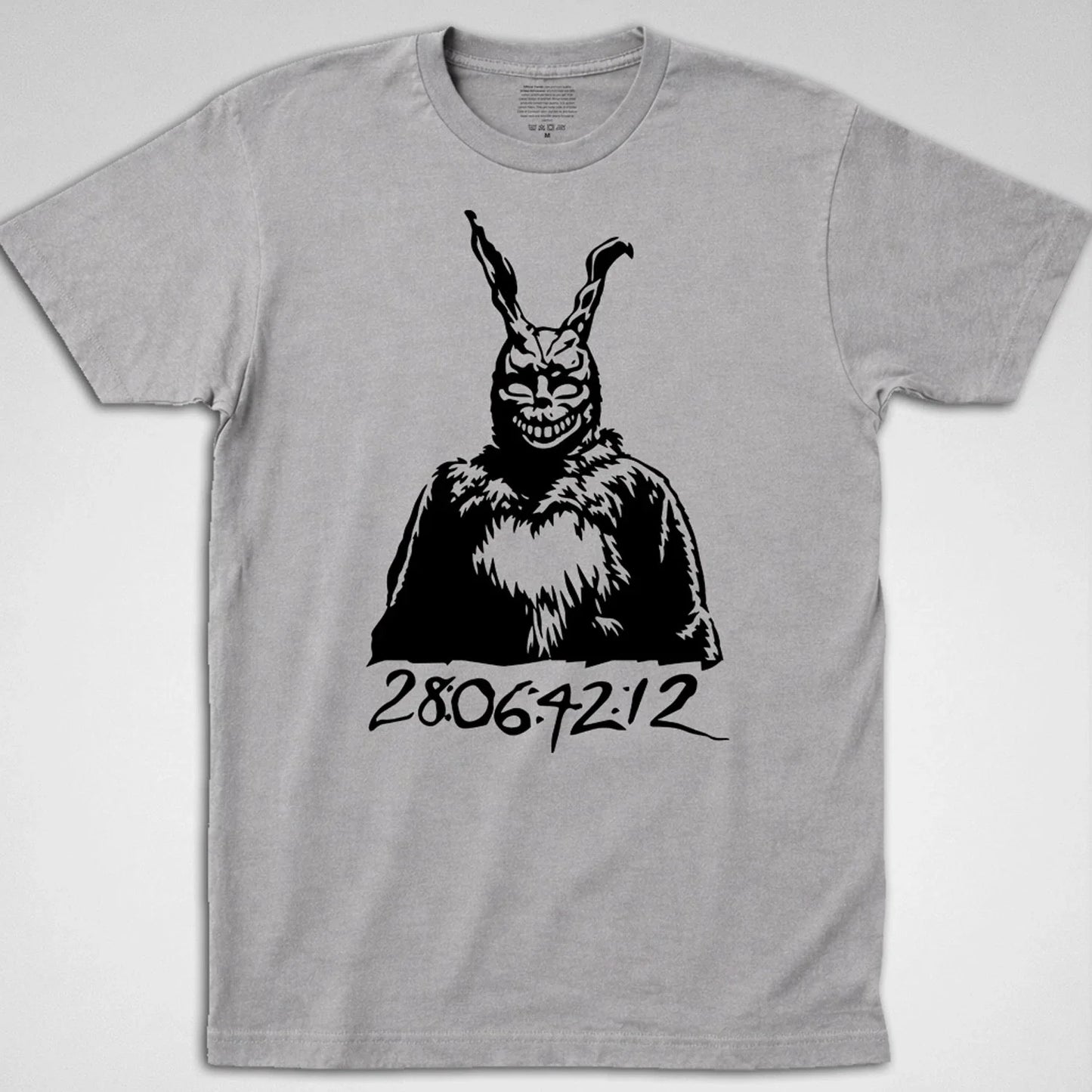 Donnie Darko T SHIRT frank bunny 28 06 42 12 rabbit suit time travel y2k movie Unisex T-shirt, Sweatshirt, Hoodie, Long Sleeve Tee - T-Shirt, Sweatshirt, Hoodie