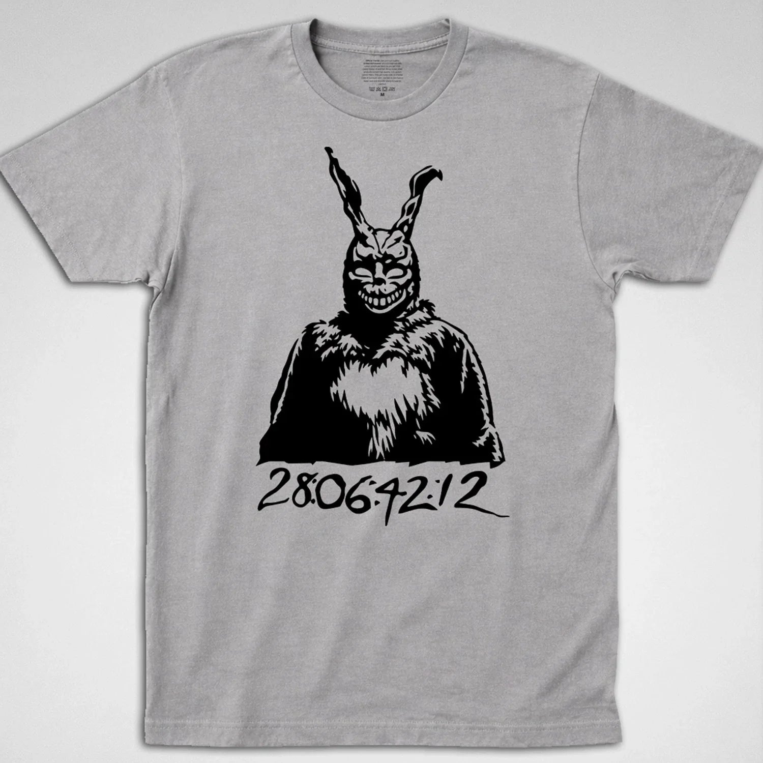 Donnie Darko T SHIRT frank bunny 28 06 42 12 rabbit suit time travel y2k movie Unisex T-shirt, Sweatshirt, Hoodie, Long Sleeve Tee - T-Shirt, Sweatshirt, Hoodie