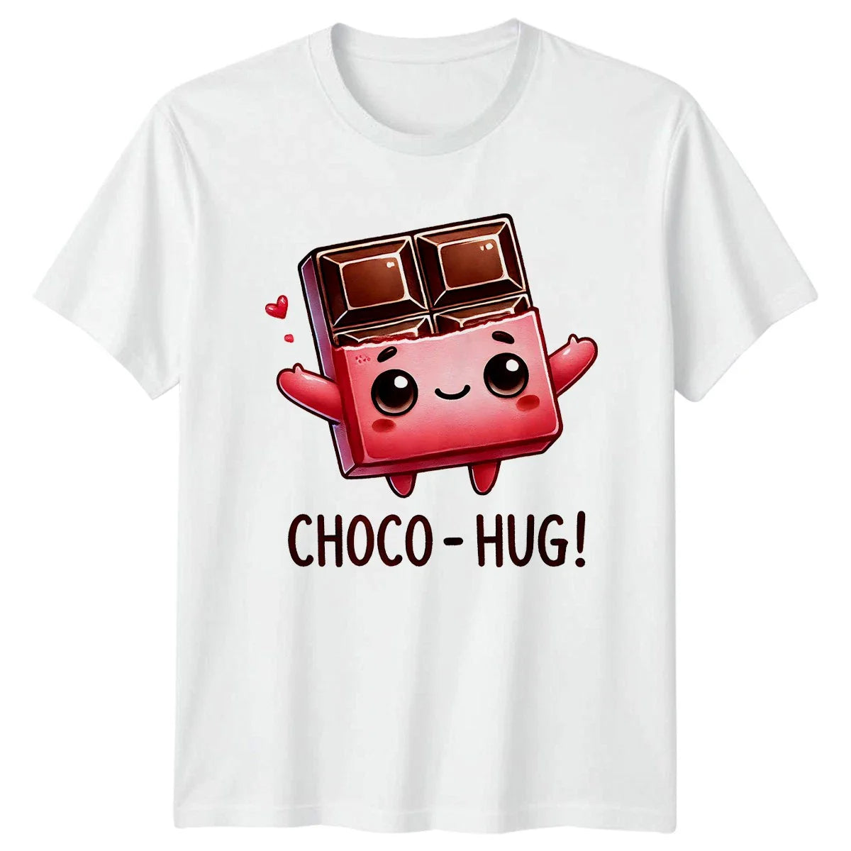 Choco-Hug T-Shirt Kawaii Chocolate Lovers Valentines Day Gift For Him And Her Unisex T-shirt, Sweatshirt, Hoodie, Long Sleeve Tee - T-Shirt, Sweatshirt, Hoodie