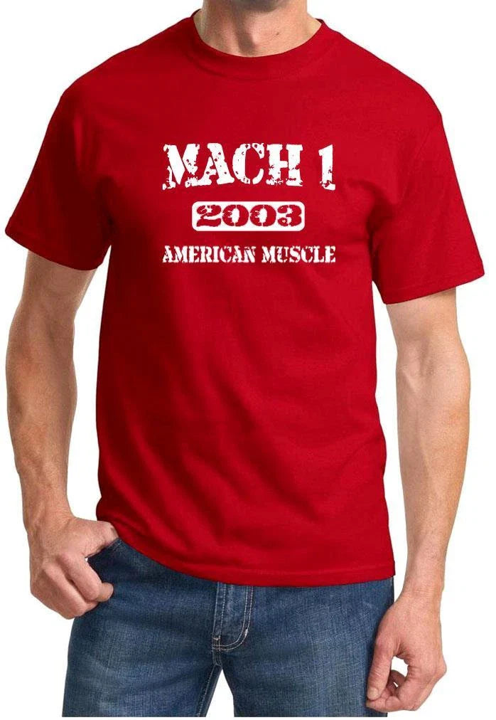 2003 Ford Mustang Mach 1 American Muscle Car Classic Design Tshirt NEW FREE SHIP Unisex T-shirt, Sweatshirt, Hoodie, Long Sleeve Tee - T-Shirt, Sweatshirt, Hoodie
