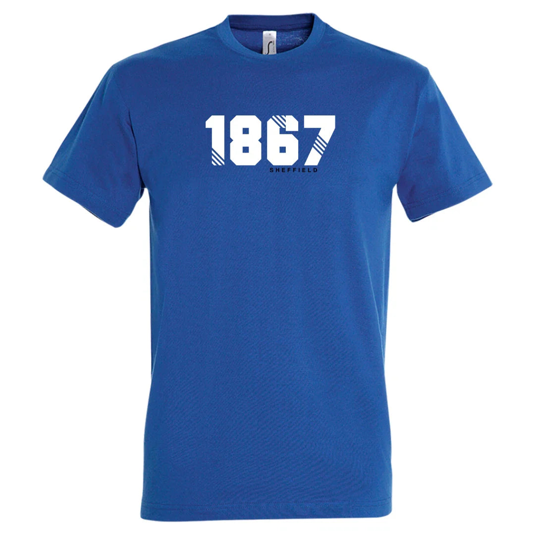 Sheffield Wednesday Football Shirt 1867 Est Year Retro Gift Casual T Shirt Unisex T-shirt, Sweatshirt, Hoodie, Long Sleeve Tee - T-Shirt, Sweatshirt, Hoodie
