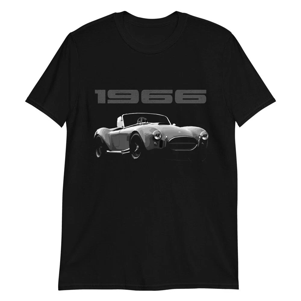 1966 Shelby 427 Cobra Roadster Antique Muscle Car Short-Sleeve T-Shirt Unisex T-shirt, Sweatshirt, Hoodie, Long Sleeve Tee - T-Shirt, Sweatshirt, Hoodie