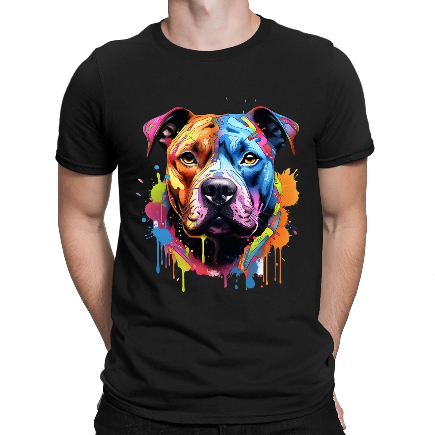 Staffordshire Bull Terrier Staffy Dog Puppy Owner Mens Womens T-Shirts Top #6NE Unisex T-shirt, Sweatshirt, Hoodie, Long Sleeve Tee - T-Shirt, Sweatshirt, Hoodie