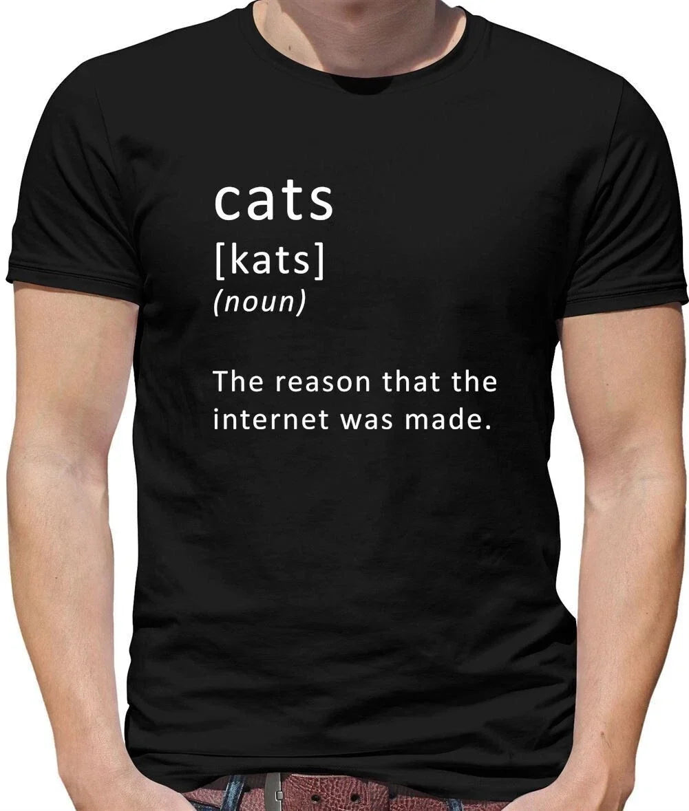 Funny Definition Cats - Mens T-Shirt - Cat Pet Internet Memes funny Unisex T-shirt, Sweatshirt, Hoodie, Long Sleeve Tee - T-Shirt, Sweatshirt, Hoodie