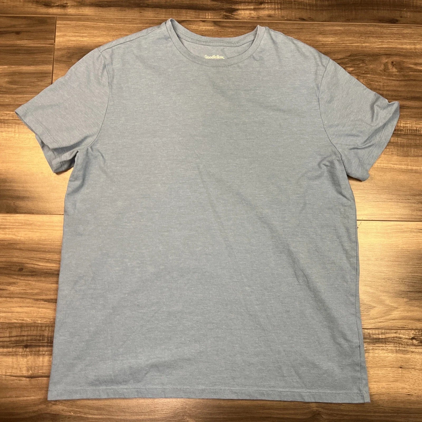 Goodfellow Shirt Mens Large Blue Tshirt Short Sleeve Pull-Over Unisex T-shirt, Sweatshirt, Hoodie, Long Sleeve Tee - T-Shirt, Sweatshirt, Hoodie