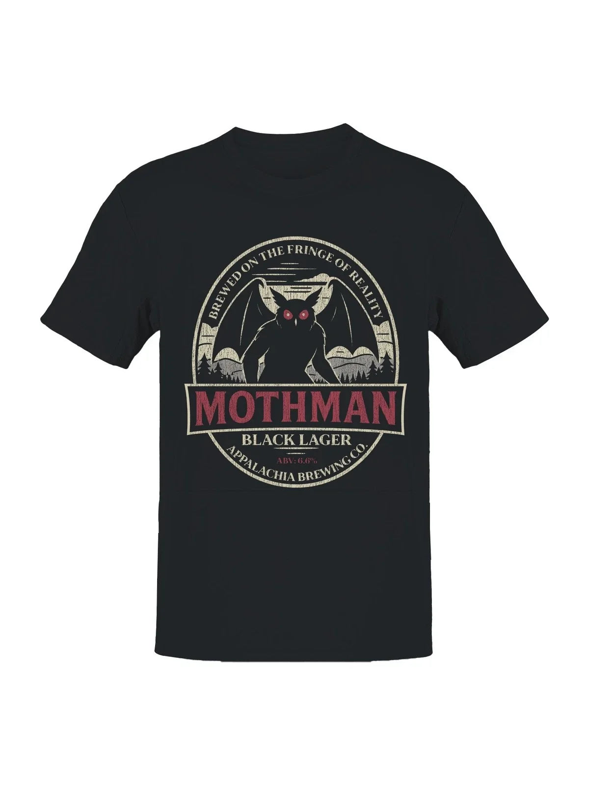 Mothman Black Lager 6.6% Brew Men's T-shirt Unisex T-shirt, Sweatshirt, Hoodie, Long Sleeve Tee - T-Shirt, Sweatshirt, Hoodie